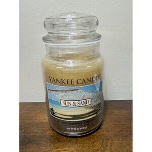 Yankee Candle Sun & Sand Scented, Classic 22oz Large Jar Single Wick Candle,